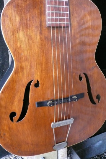 massieve spruce top met antieke loook